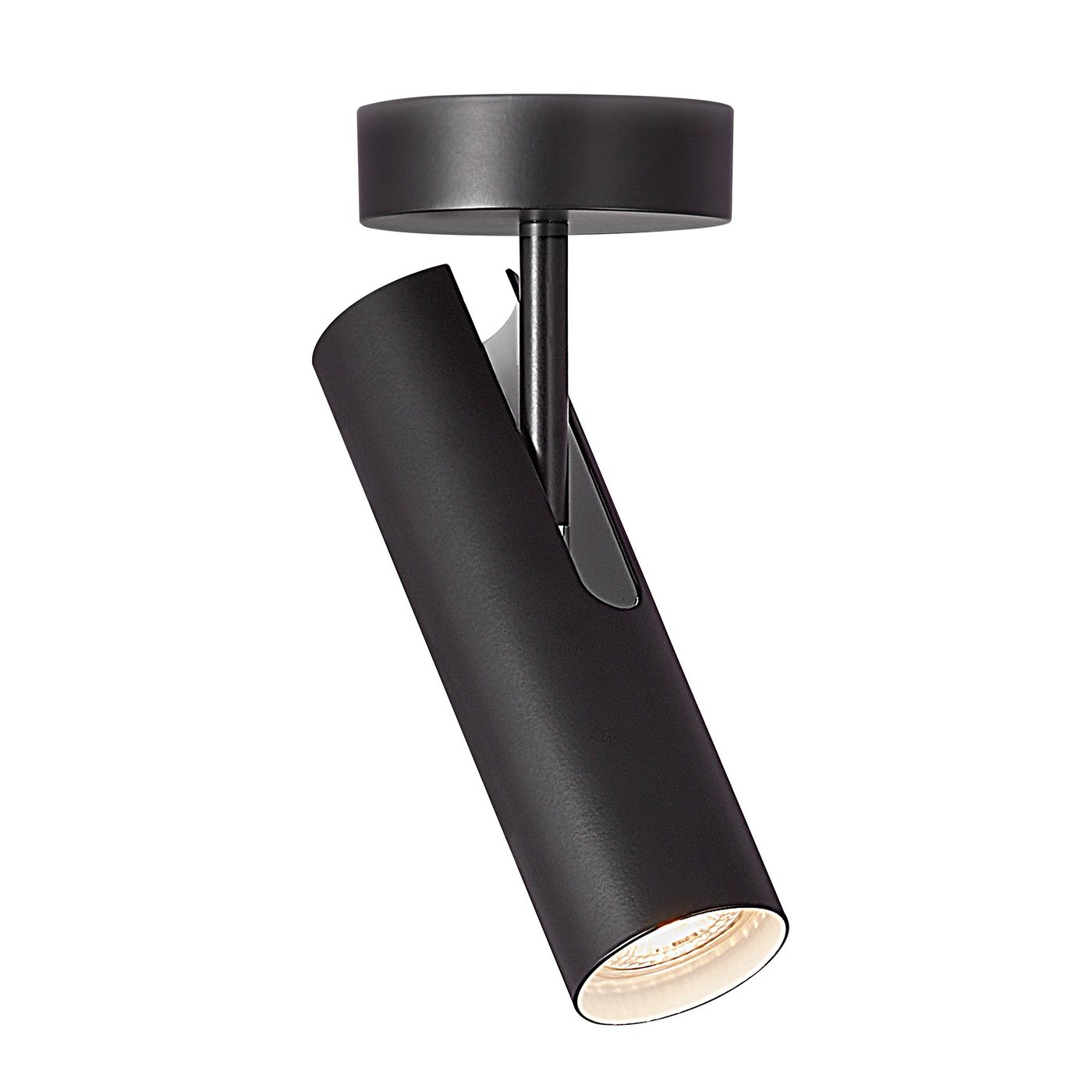 MIB Metal Semi Flush Mount Light Black - 2020666003