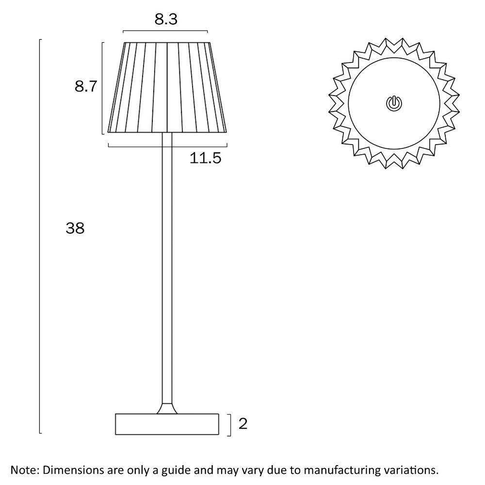 Buy Table Lamps Australia MINDY Rechargeable Table Lamp White 3CCT - MINDY TL-WH
