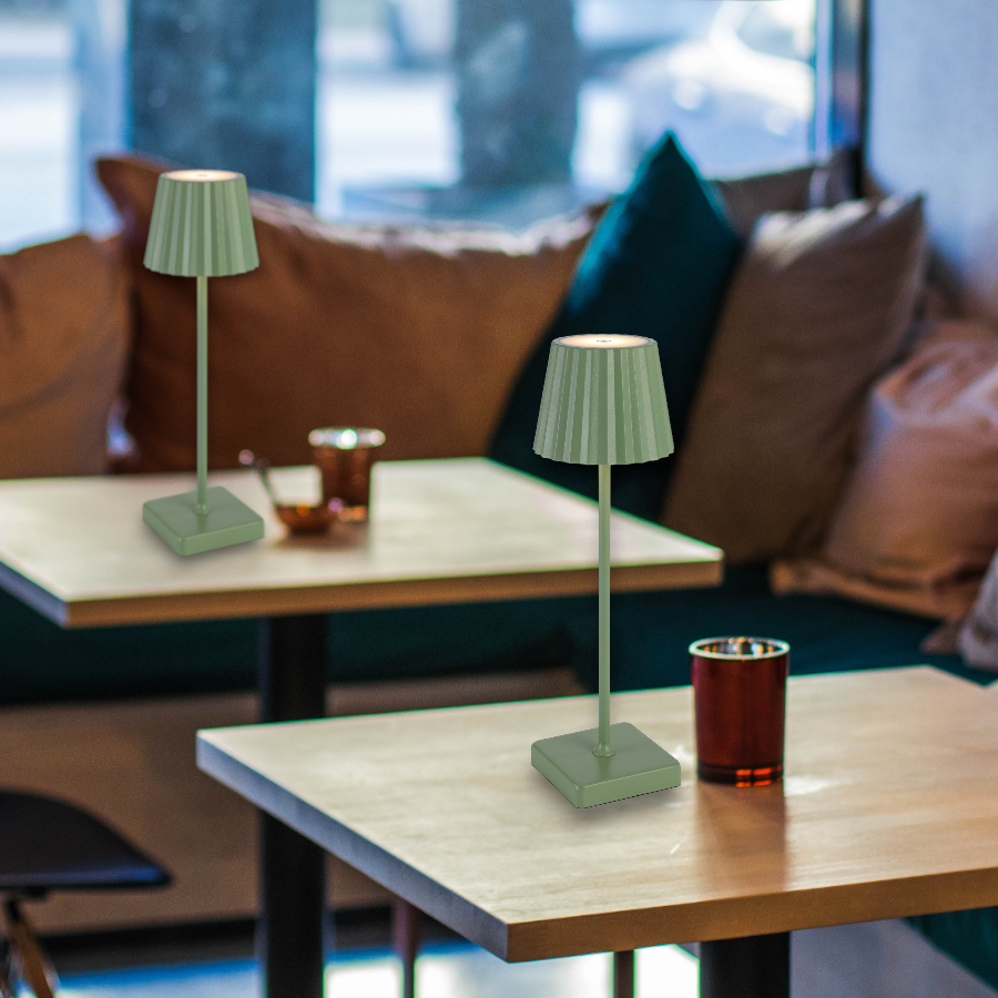 Buy Table Lamps Australia MINDY Rechargeable Table Lamp Green 3CCT - MINDY TL-GN
