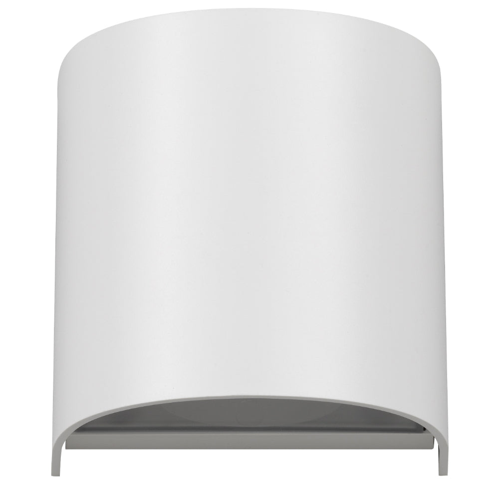 Miro Polycarbonate Single Exterior Wall Light White - MIRO EX1-WH