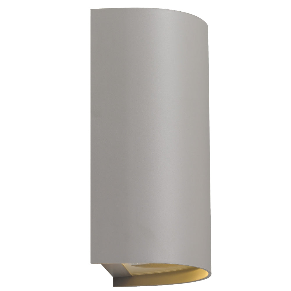 Miro Polycarbonate Up & Down Exterior Wall Light Grey- MIRO EX2-GY