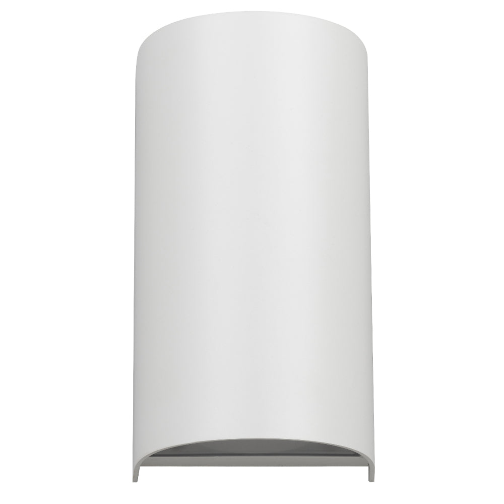 Miro Polycarbonate Up & Down Exterior Wall Light White - MIRO EX2-WH