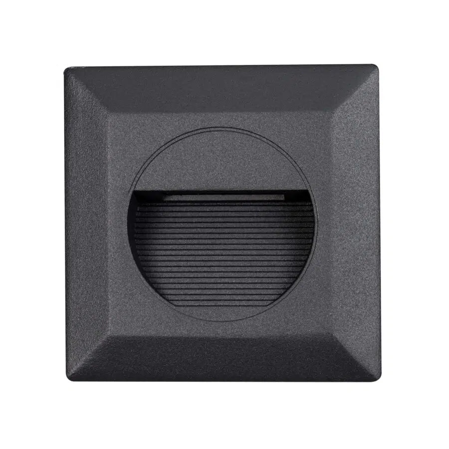 Quattro LED Step Light 3W Tri Colour Matt Black - MLXQ3453M