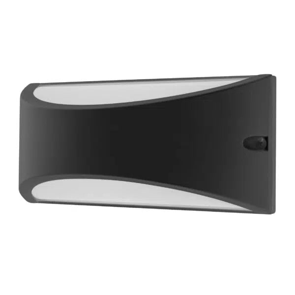 Tauras Aluminium Exterior Wall Light Matt Black - MLXTE27M