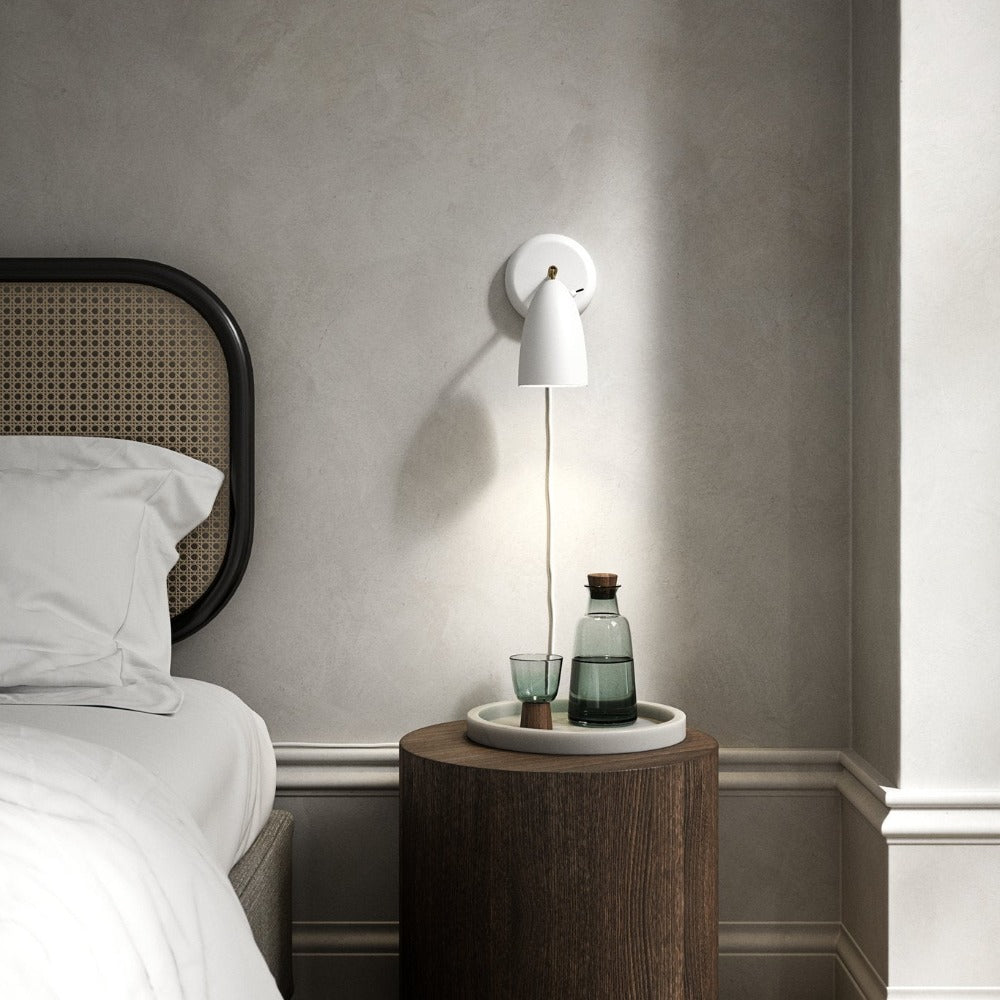 Buy Bedside Reading Lights Australia Nexus Bedside Reading Light White Metal - 2020601001