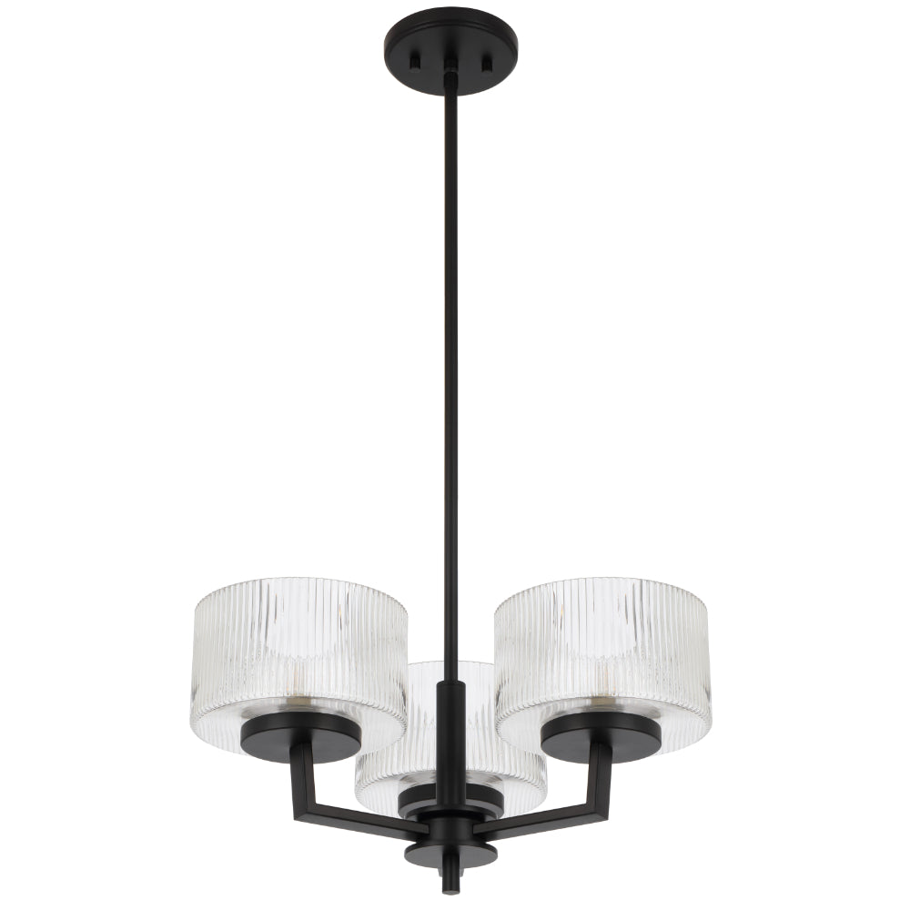 Moreno Pendant 3 Lights Black - MORENO PE3-BK