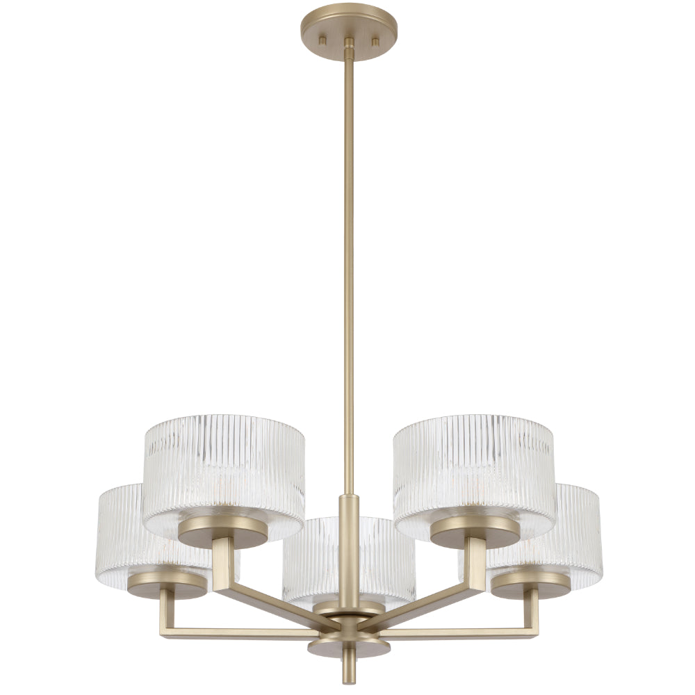 Moreno Pendant 5 Lights Antique Silver - MORENO PE5-AS