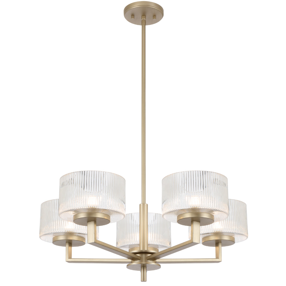 Moreno Pendant 5 Lights Antique Silver - MORENO PE5-AS