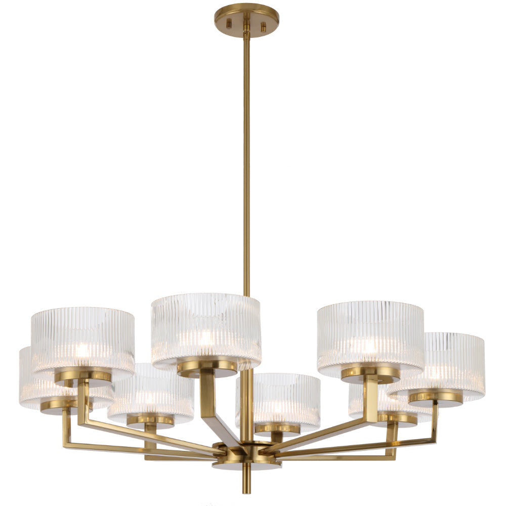 Moreno Pendant 8 Lights Antique Gold - MORENO PE8-AG