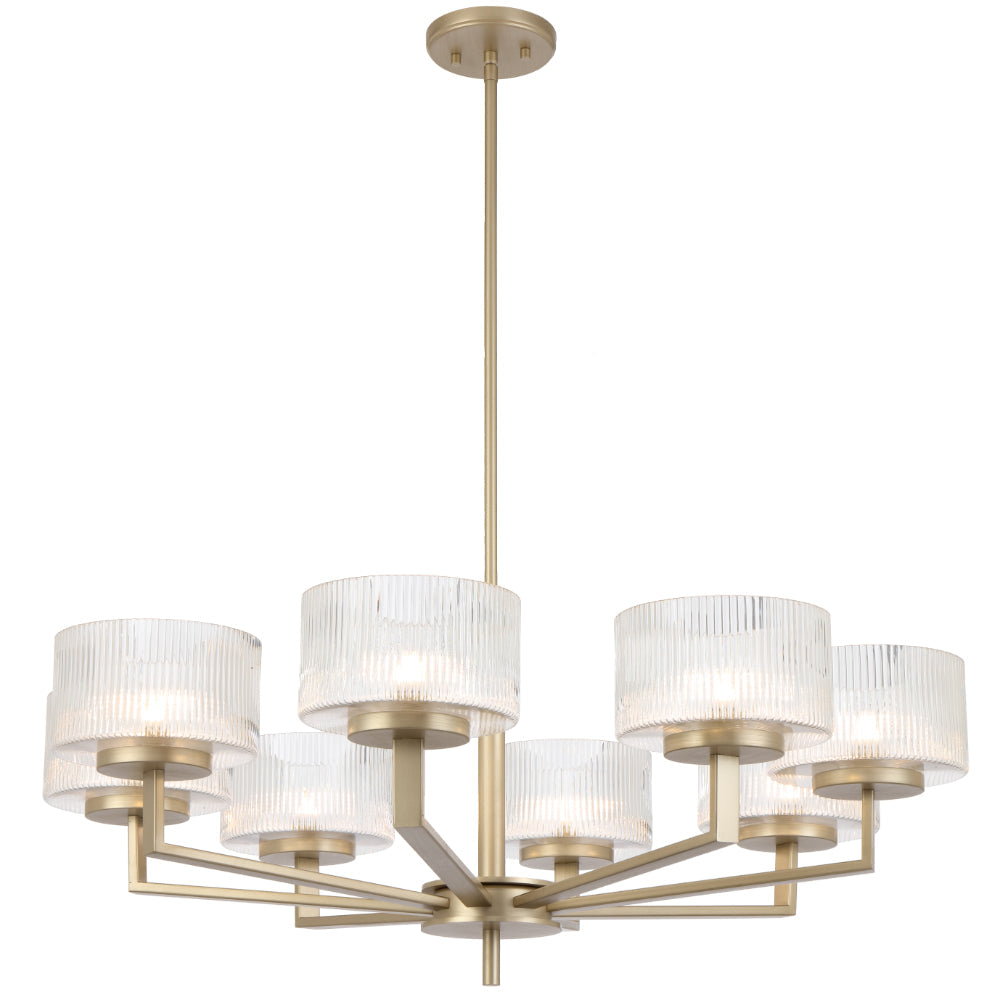 Moreno Pendant 8 Lights Antique Silver - MORENO PE8-AS