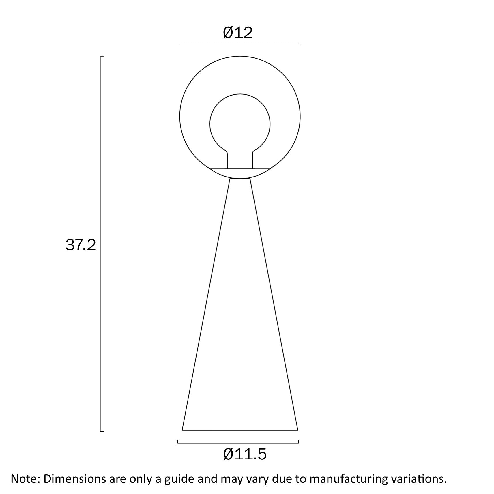 Mosari Table Lamp Black - MOSARI TL-BK