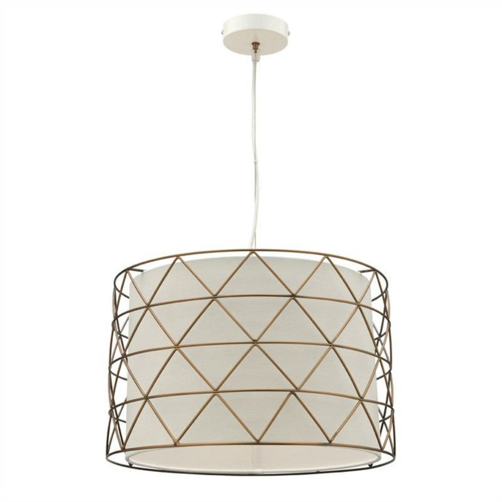 Buy Pendant Lights Australia Vanessa Shade Pendant Only W350mm Cream - MP8021