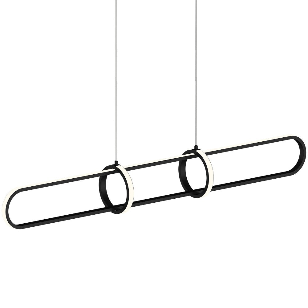 Buy LED Pendants Australia Odin Dimmable LED Pendant Light Black 2CCT - MPLS006BLK