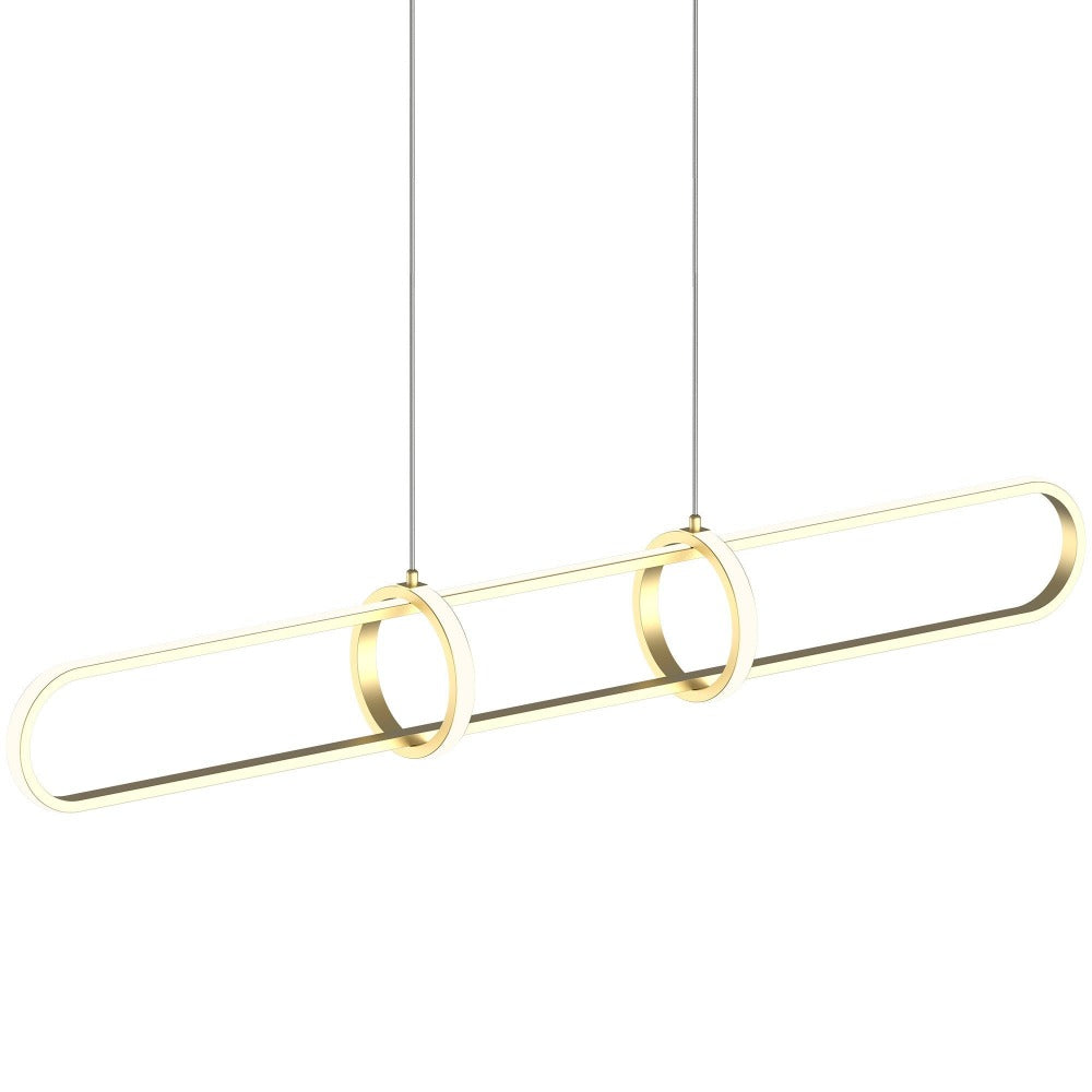 Buy LED Pendants Australia Odin Dimmable LED Pendant Light Brass 2CCT - MPLS006BRS