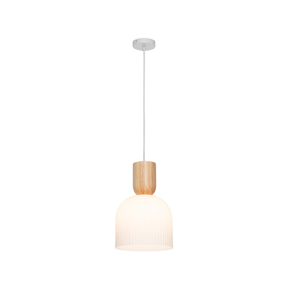 Mackenzie Pendant Light Matt White Glass - MPLS516