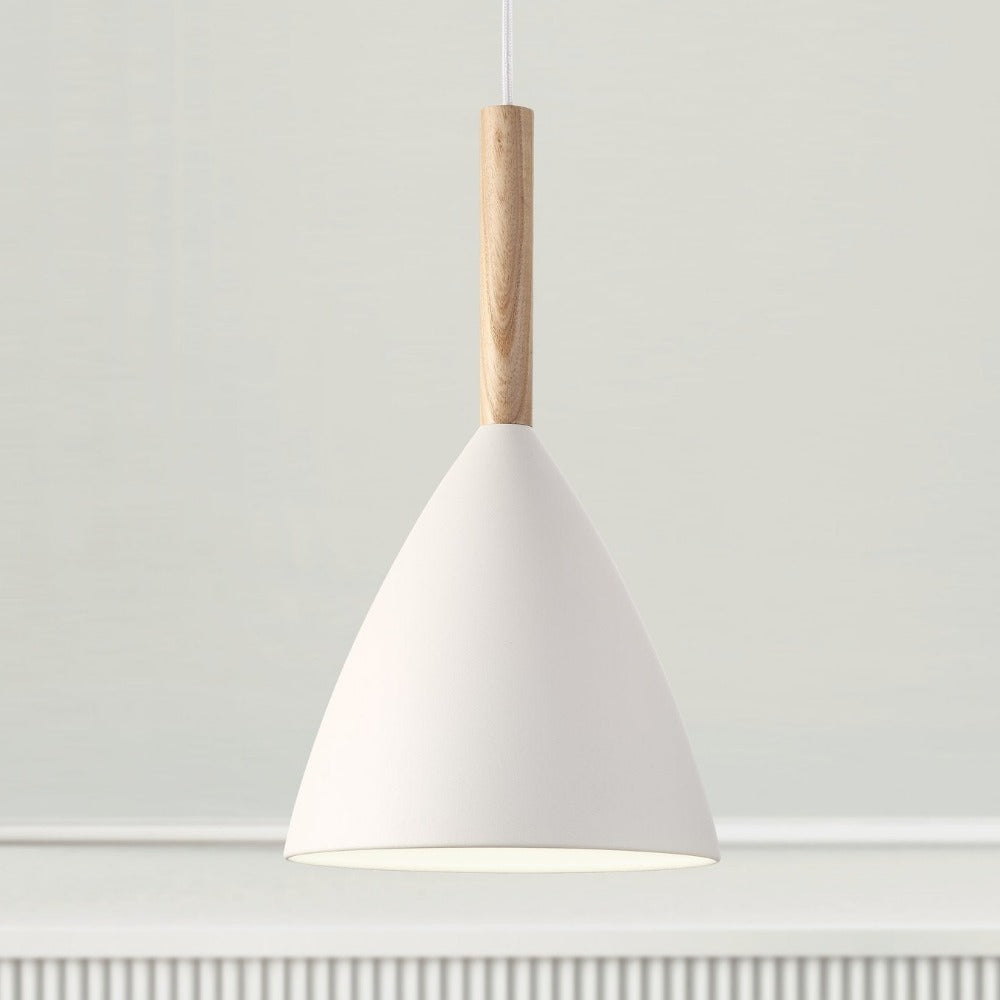 Buy Pendant Lights Australia Pure Pendant Light W200mm White Metal - 43293001