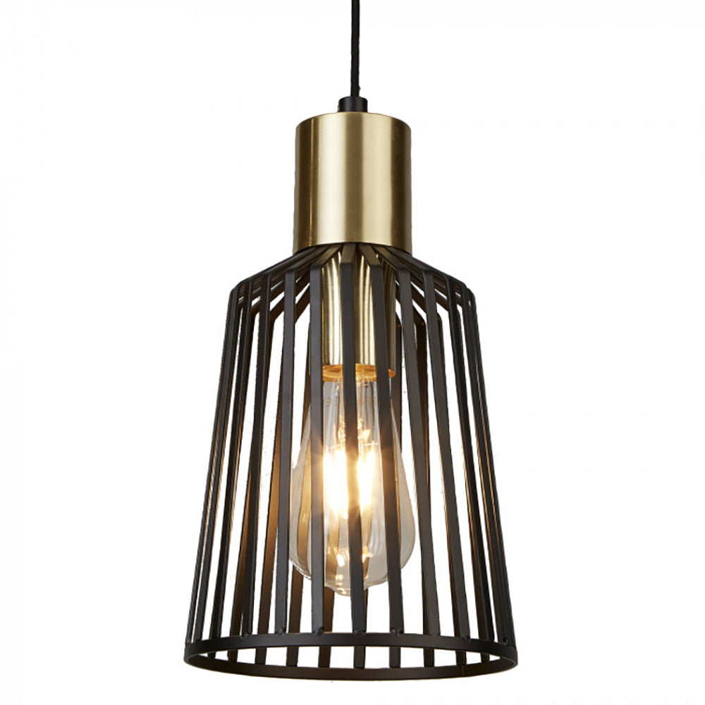 Buy Pendant Lights Australia Maven Pendant Light W160mm Black / Gold - MS9412-BLBS
