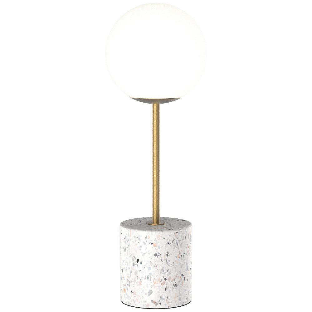 Buy Table Lamps Australia Sophia Table Lamp White Glass / Metal - MTBL048