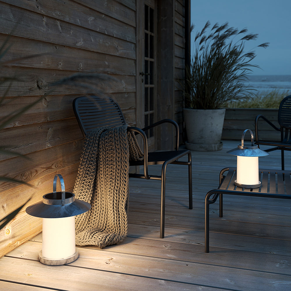 Buy Solar Lights Australia Temple Solar Light W310mm Galvanized 3000K - 2218335031