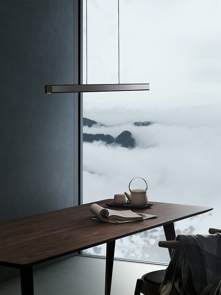 Mumu 180mm LED Island Pendant Light 48W 3000K Black - SE S/MUMU/180/BK