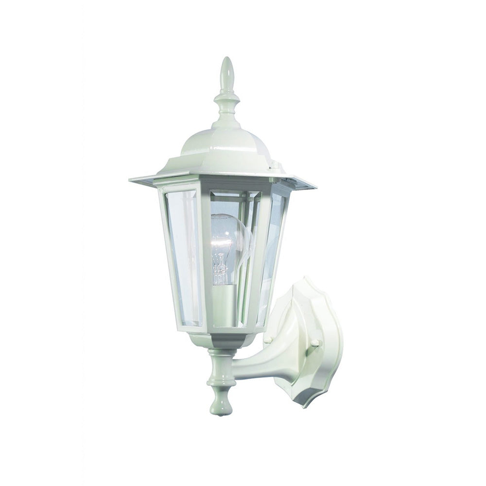 Buy Outdoor Wall Lanterns Australia Tilbury 1 Light White Exterior Wall Lights - MX4011WHT