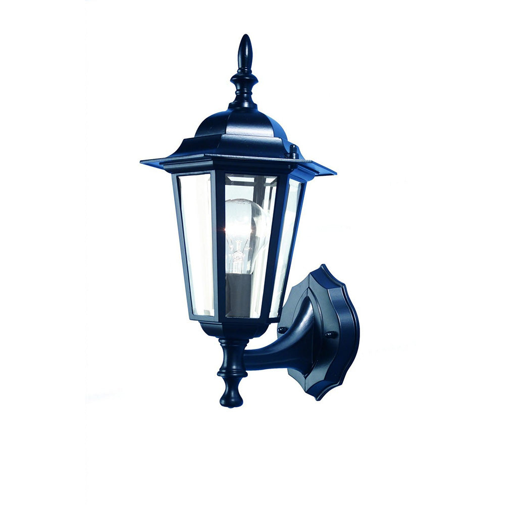 Buy Outdoor Wall Lanterns Australia Tilbury 1 Light Black Exterior Wall Lights - MX4011BLK