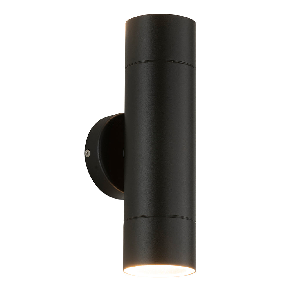 Buy Up / Down Wall Lights Australia Eliza Up / Down Wall 2 Lights Black Stainless Steel 4000K - MXD1030