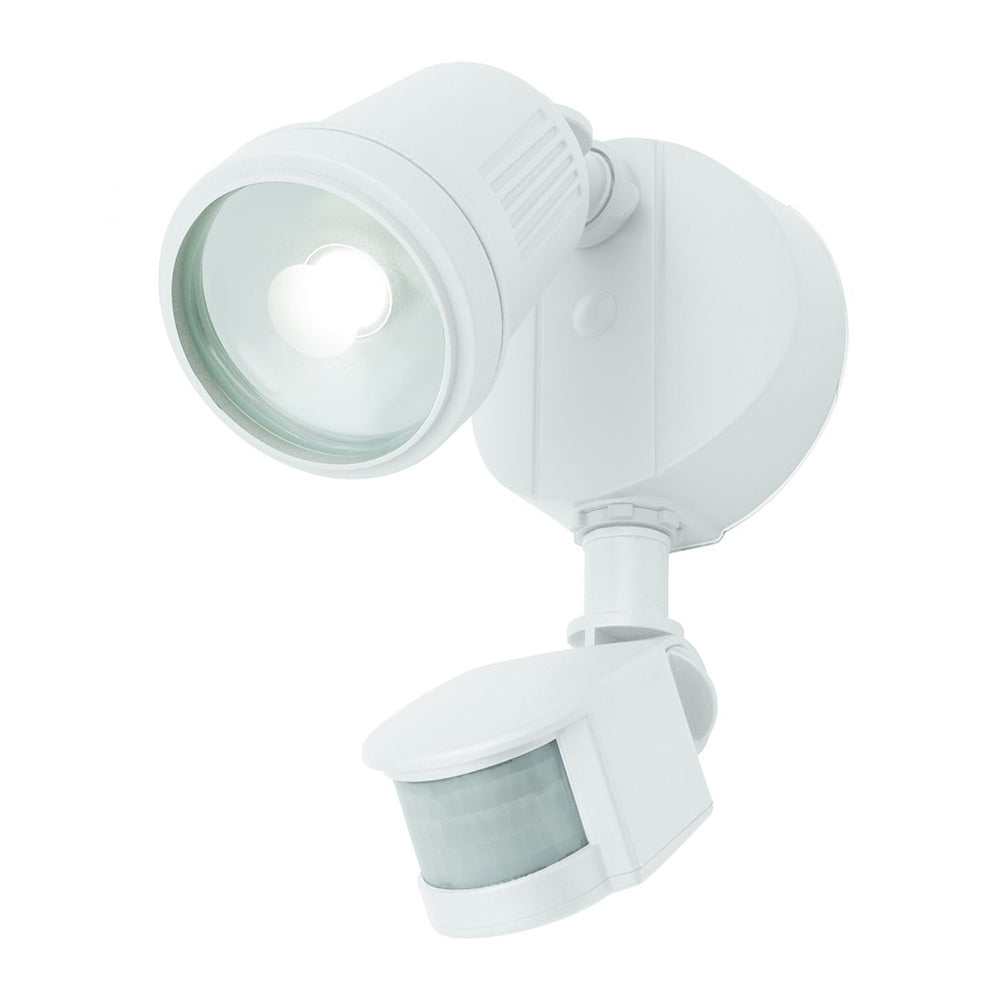 Buy Security Wall Lights Australia Otto II 1X12W LED Floodlight With Sensor White - MXD6711WHT-SEN