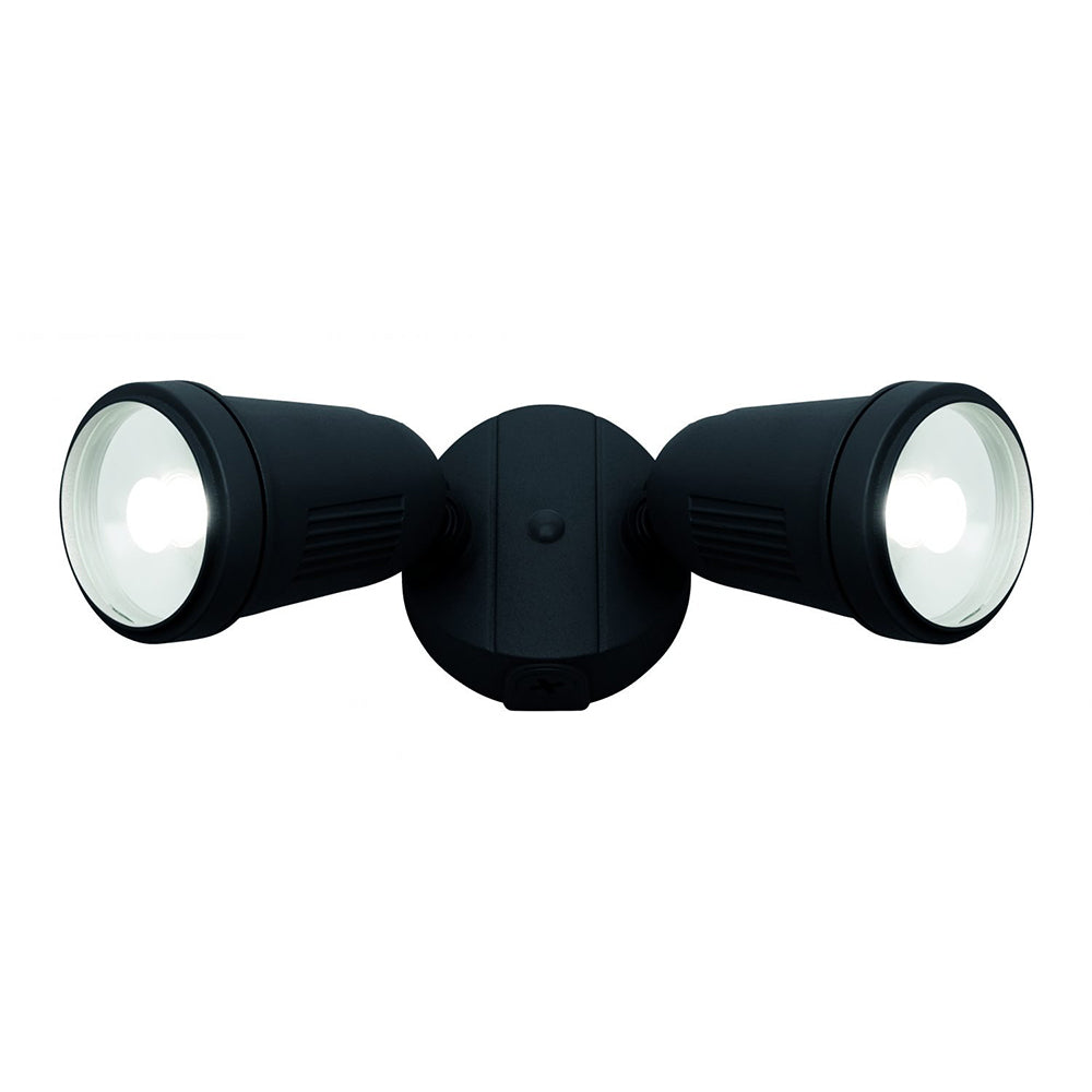 Buy Exterior Spotlights Australia Otto II 3CCT 2X12W LED Floodlight Black - MXD6712BLK