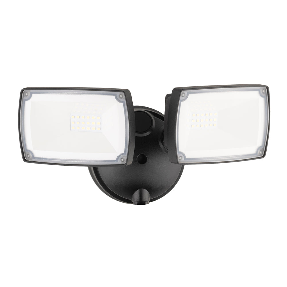 Buy Flood Lights Australia Onyx LED Flood 2 Lights Black Aluminum 5700K - MXD6922BLK