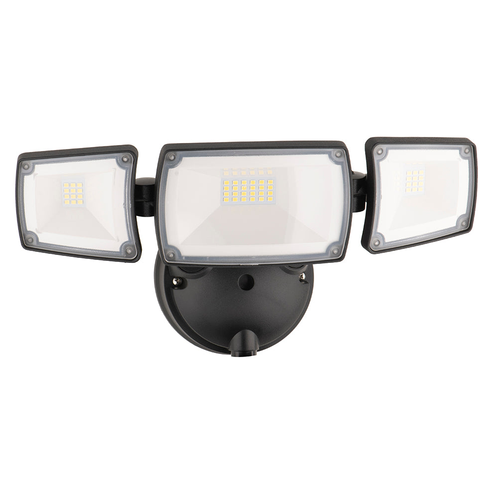 Buy Flood Lights Australia Onyx LED Flood 3 Lights Black Aluminum 5700K - MXD6923BLK