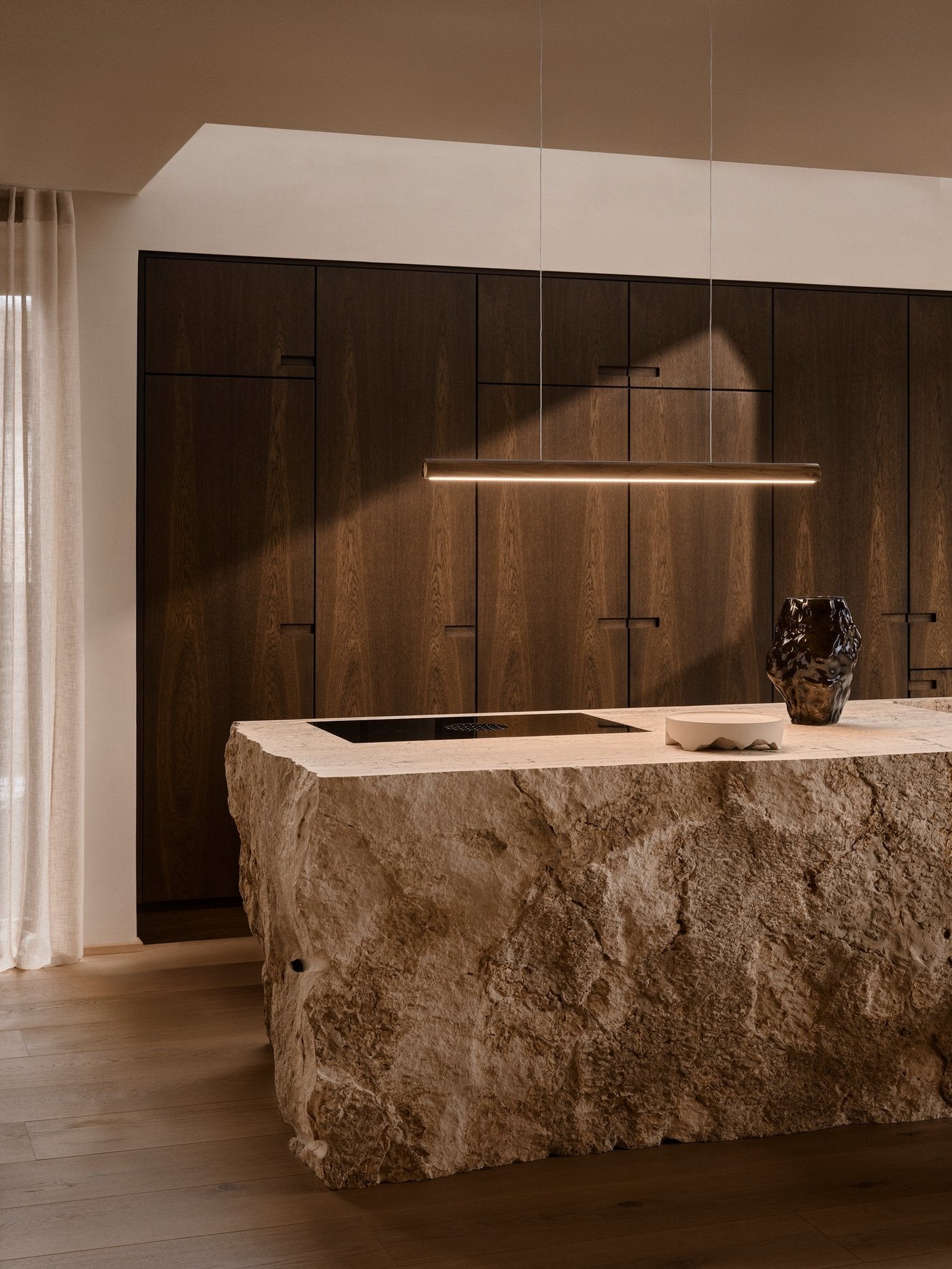Akeno LED Pendant Light 25W 3000K Brown - 2620113014