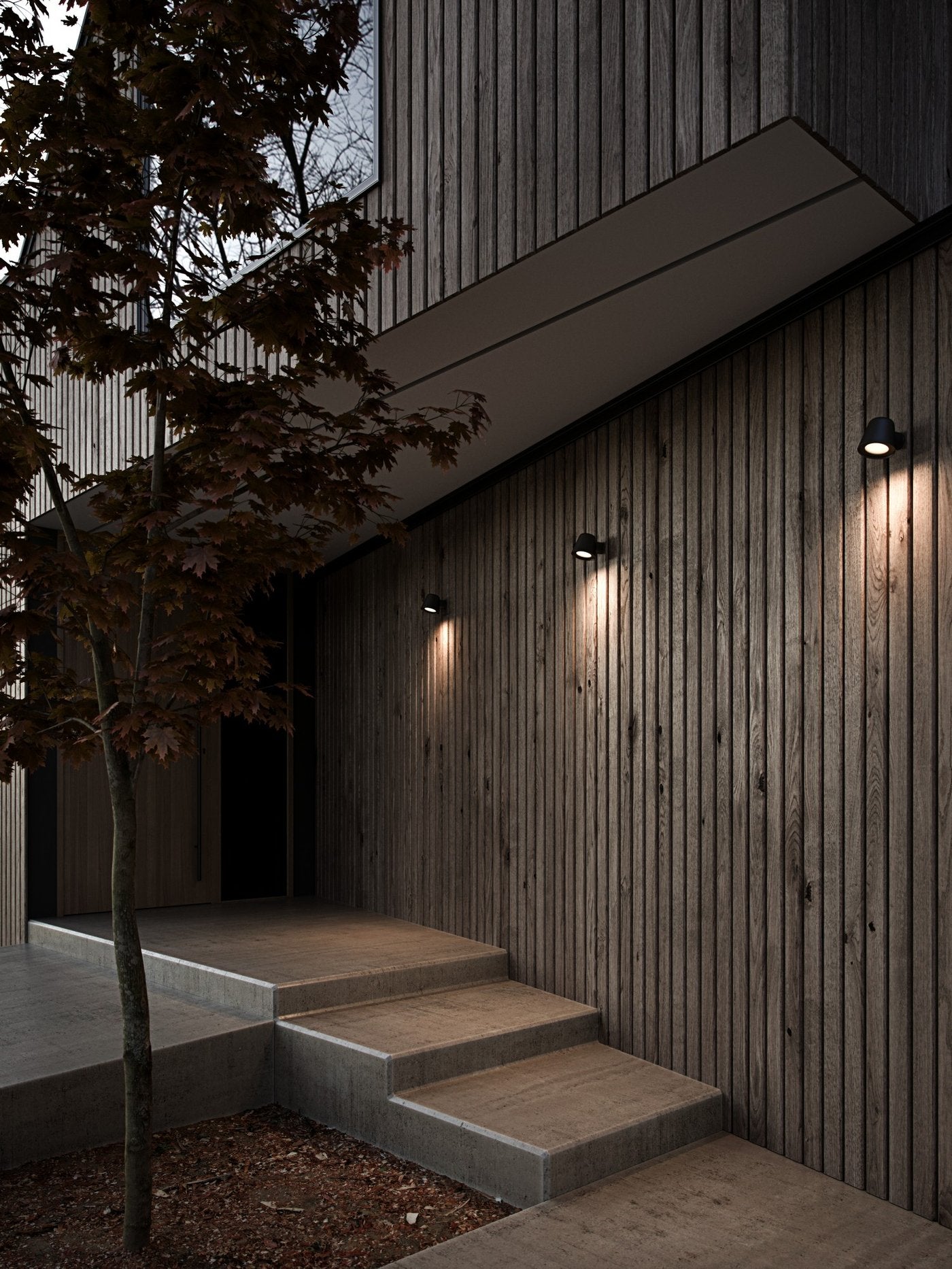 Aleria 1 Light Wall Light Black - 2019131003