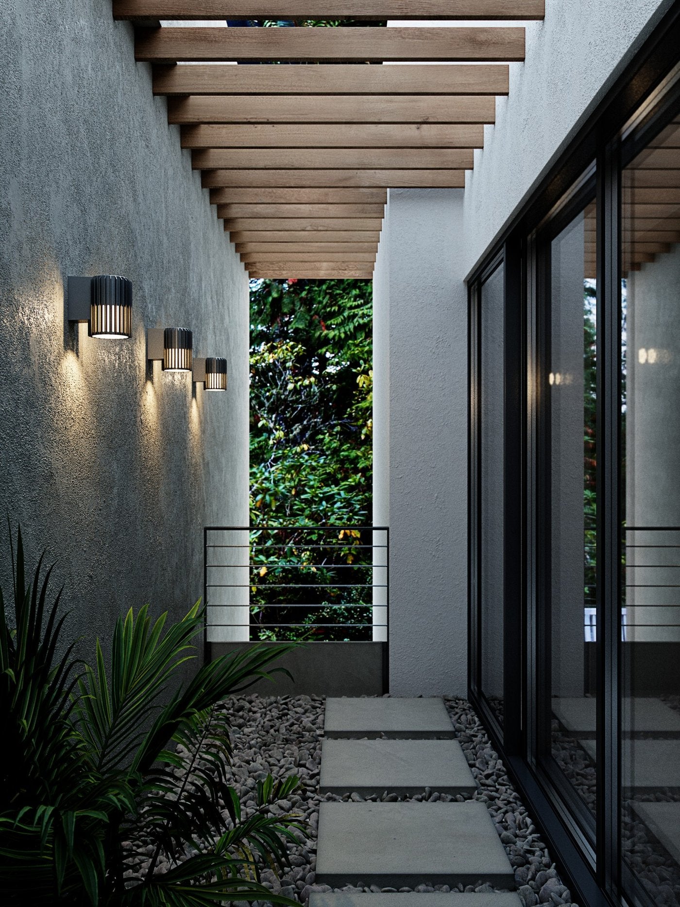 Aludra Aluminium Wall Light Seaside Black - 2118011203