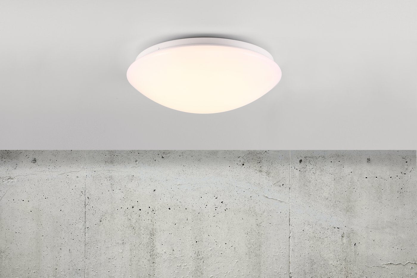 Ask 280mm LED Flush Mount Light 12W 3000K White & Matt White - 45356001
