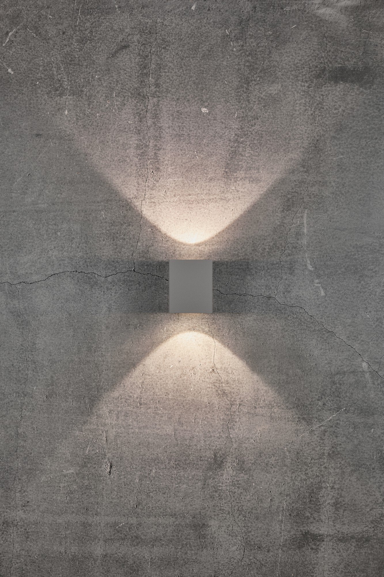 Canto Kubi Up & Down Aluminium Wall Light 6W 3000k Grey - 49711010