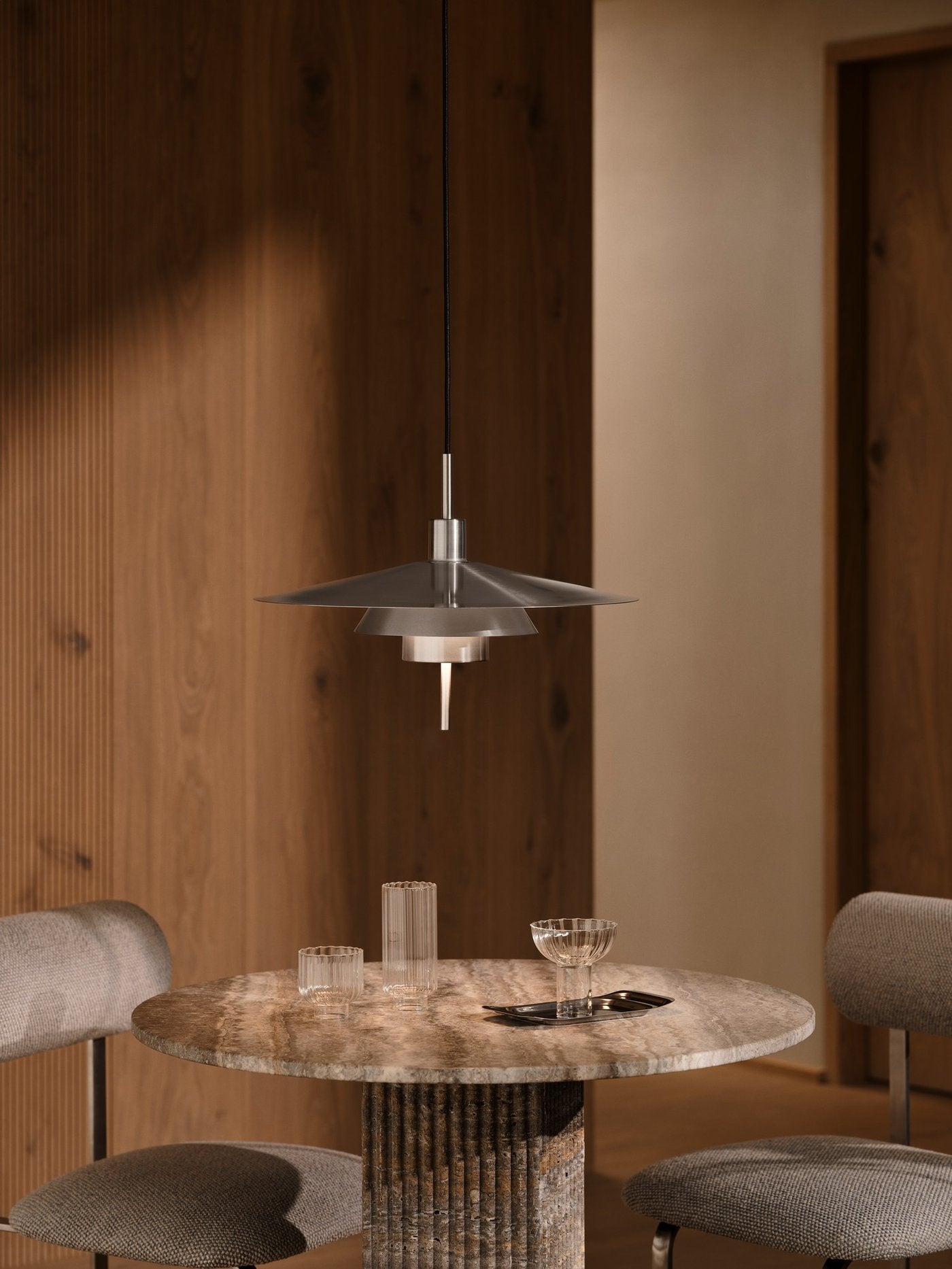Latika Pendant Light Brushed Chrome - 2620133033