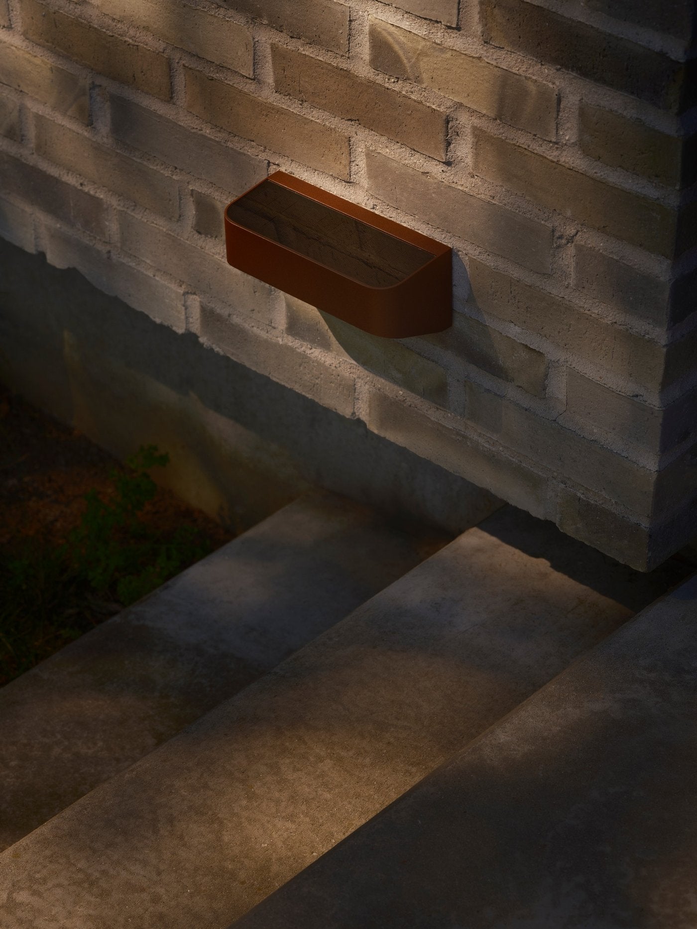 Marcellio LED Solar Wall Light 5W 3000K Brown - 2618001018