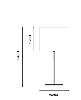 Heta Fallow Table Lamp Bluestone - 1416
