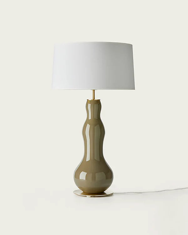 Melly Table Lamp Shiny Gold & Green Leaf - ARO.NAC103/ORO/NCSS7006G80Y+801011/41