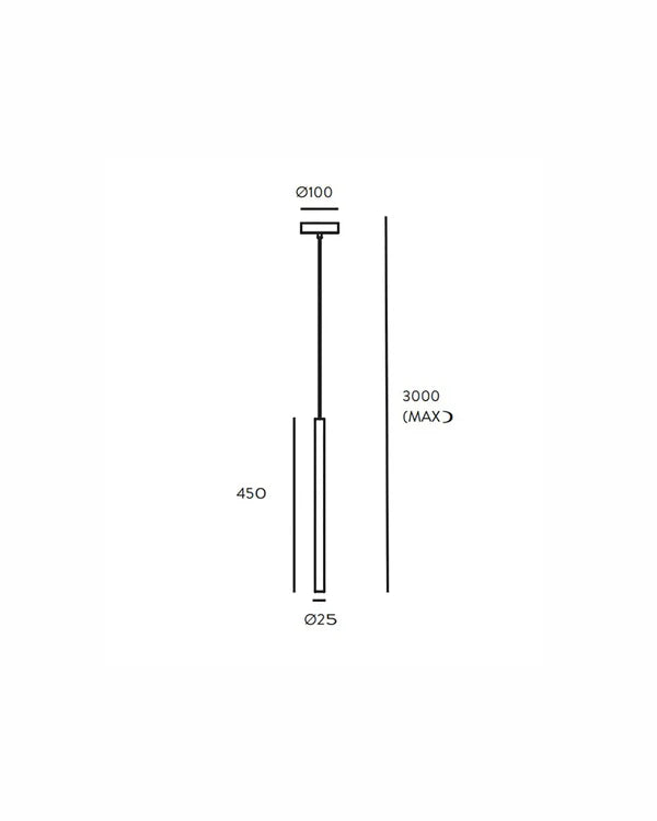 Mika LED Pendant Light 3W 2700K Matte White - ARO.C1204/BCO