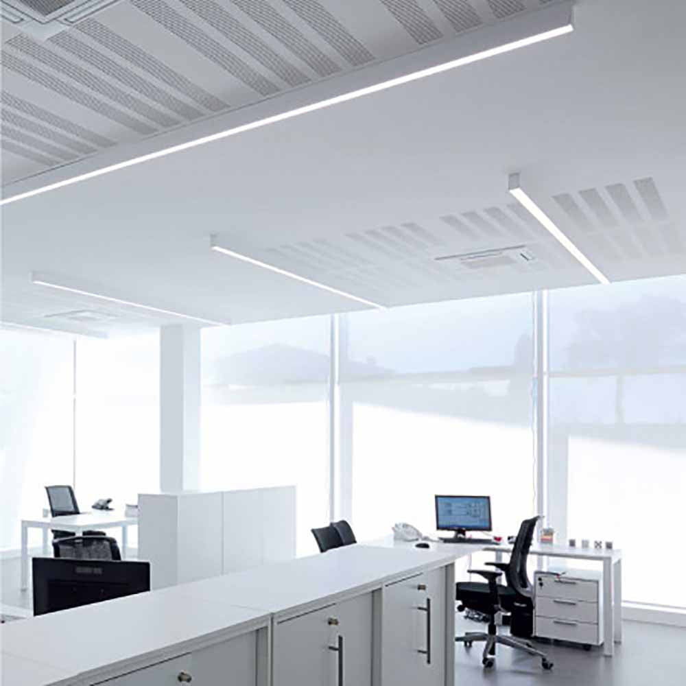 Buy LED Linear Lights Australia Corner LED Linear Light Black Aluminium 4000K - NLM103512-BL