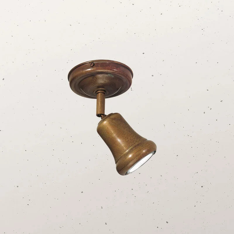 Mini Brass Spotlight Pre Aged - IL.208.23.OO