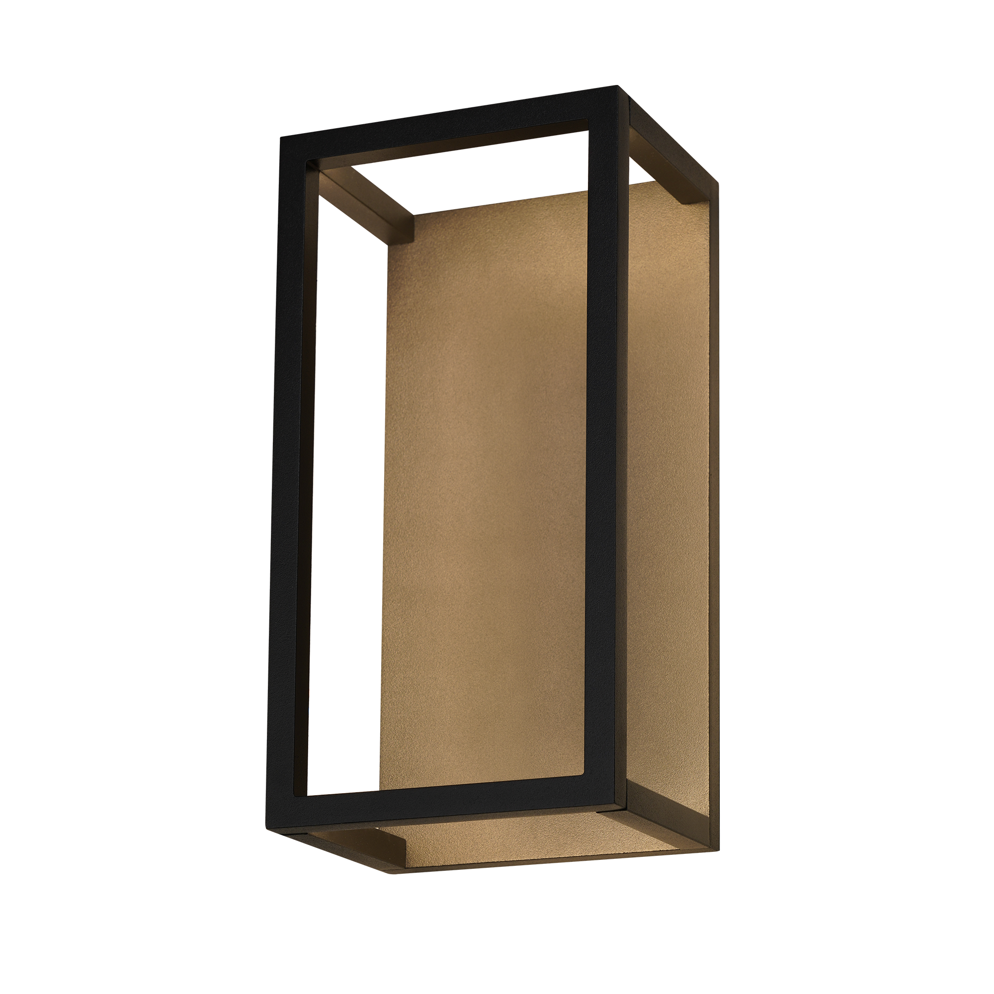 Mirage LED Wall Light 12W TRI Color Matt Black - MLXM12M