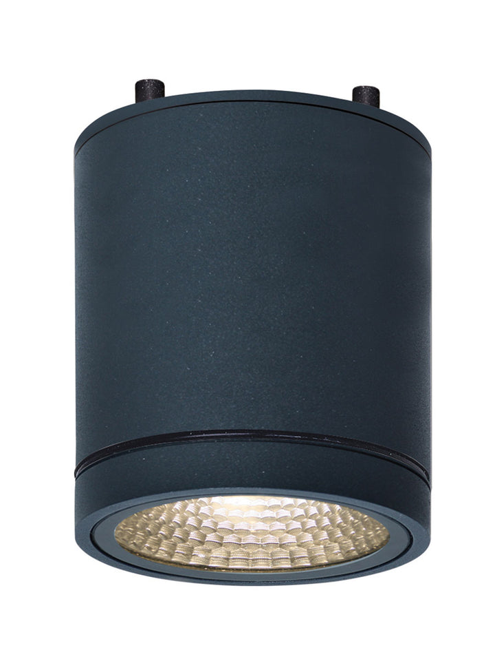 Moby 35° LED Outdoor Ceiling Light 12W 3000K Anthracite - SI PL/MOBY/12W/35D/ANT