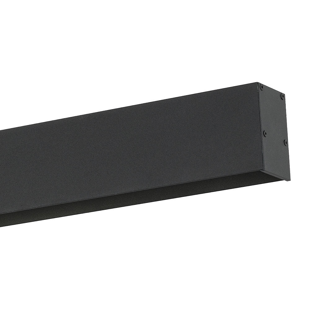 Navaro2 LED Pendant Light 60W TRI Colour Black & Opal - NAVARO2 PE240-BK