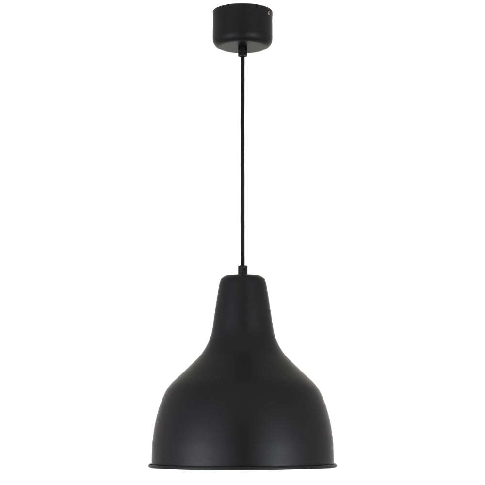 Buy Pendant Lights Australia Nesby Pendant Light W300mm Black / Satin - NESBY PE30-BK