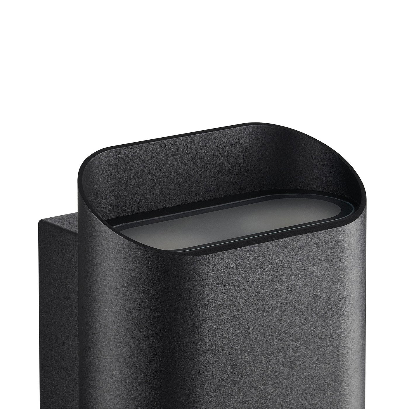 Nico Round Up & Down Wall Light Black - 2618191003