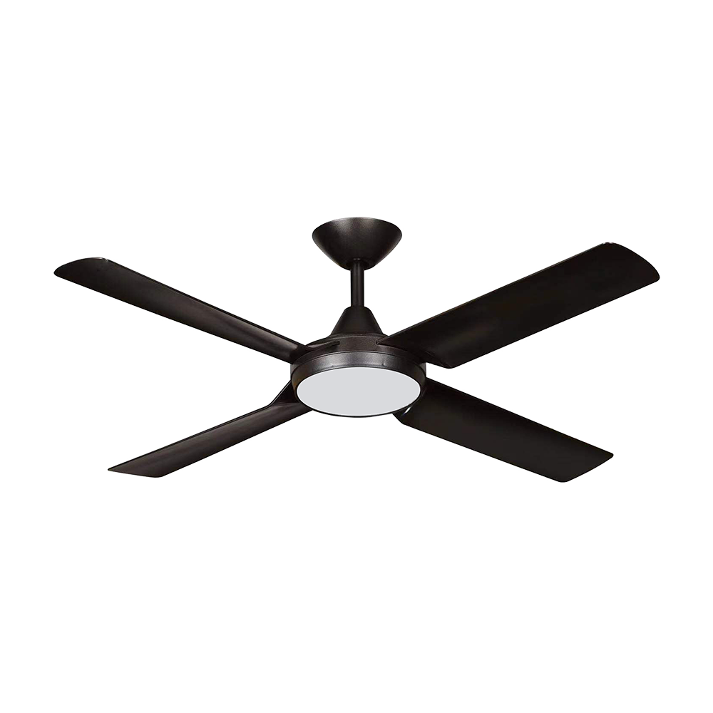 New Image DC Ceiling Fan 52" with LED & Black Polymer Blades - NIL106