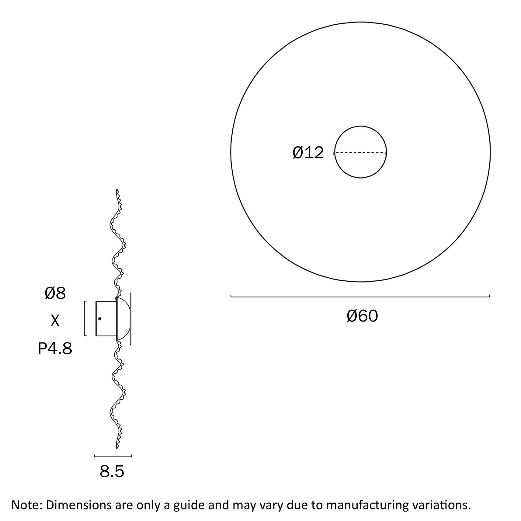 Niro LED Wall Bracket 5W 3000K Green & Black - NIRO WB-GNBK